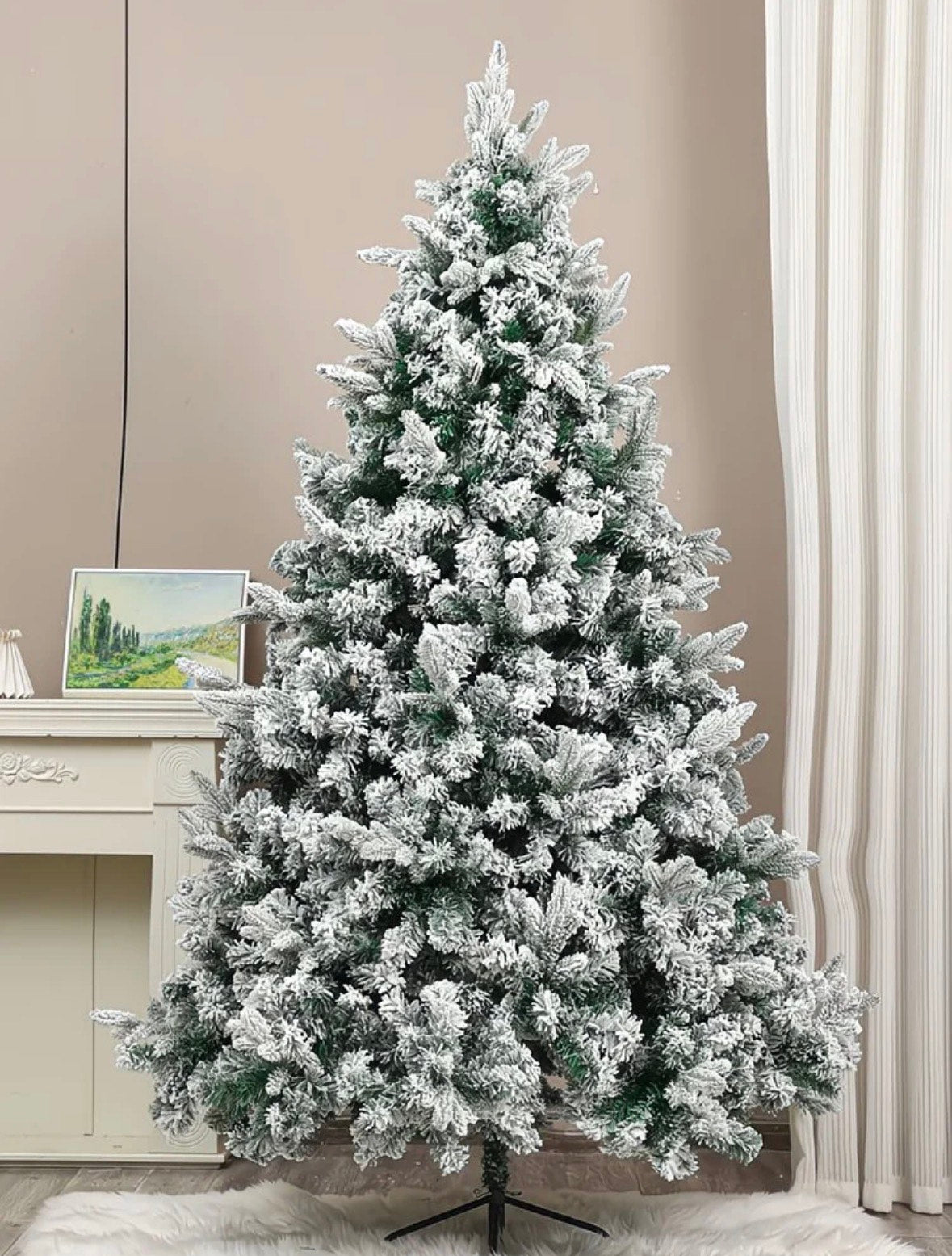 Luxury White Christmas Tree 200cm